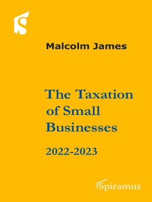 cover image of The Taxation of Small Businesses
